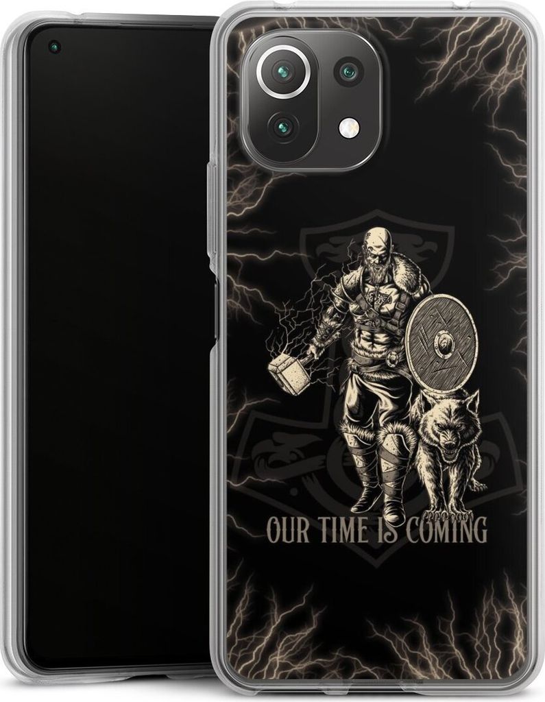 DeinDesign Handyhülle für Xiaomi Mi 11 Lite 5G NE Silikon Hülle Case Smartphone Schutzhülle Serienmotiv Vikings Wikinger