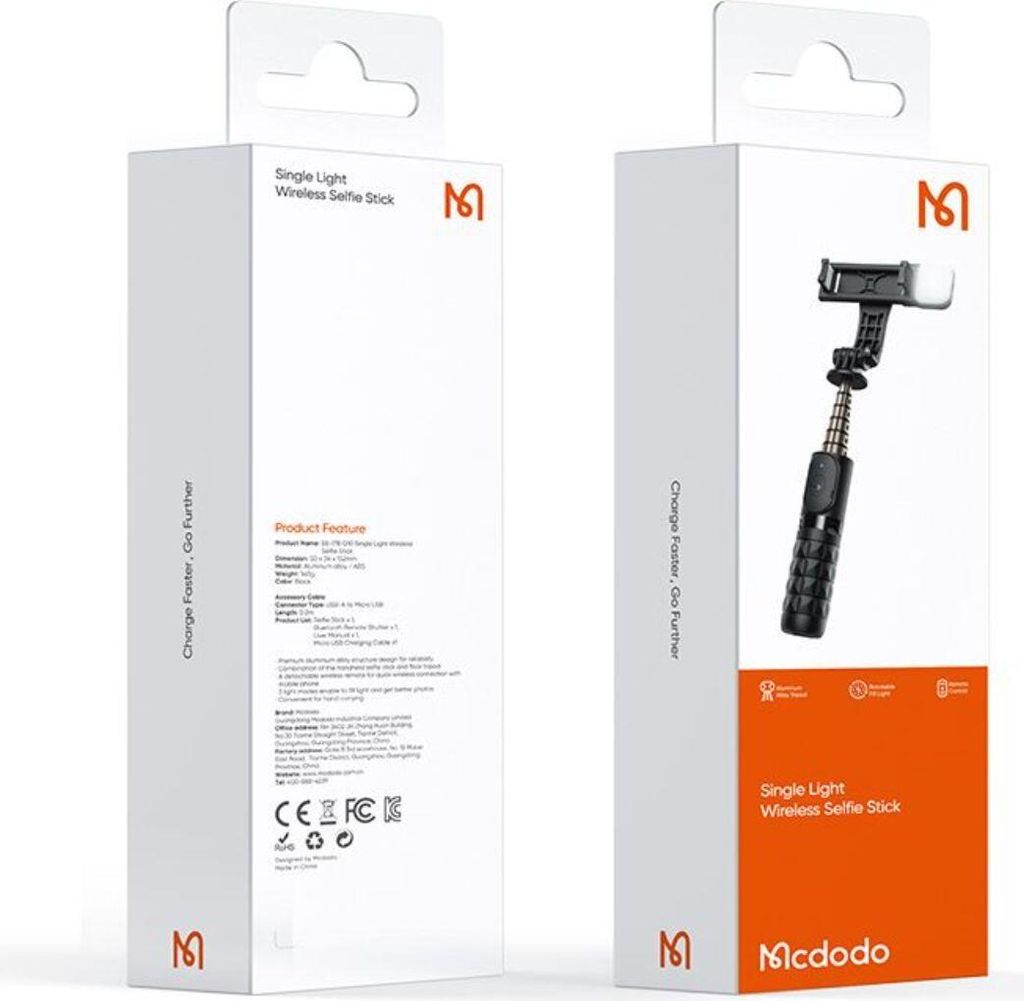 Kijek Selfie Stick Do Telefonu Mcdodo Tripod Statyw  Zdjęcie produktu 