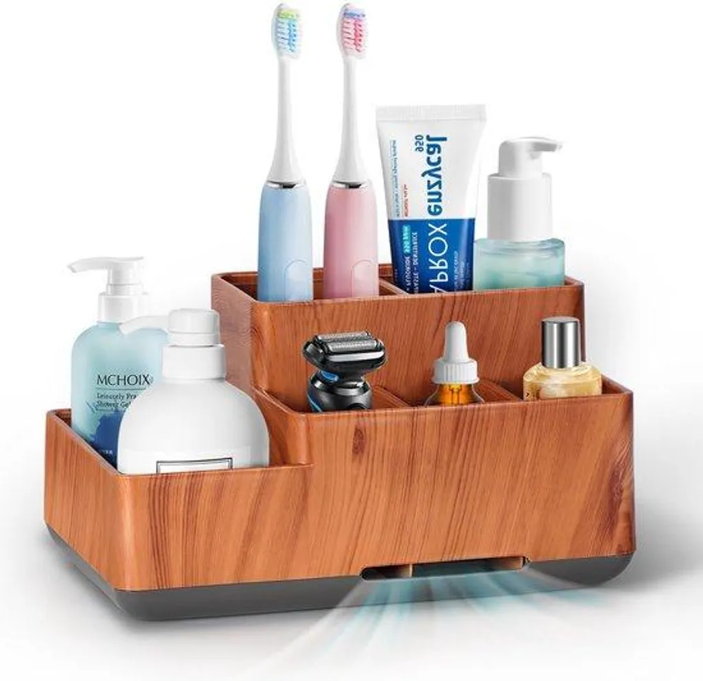Porte-brosse à dents électrique anti-chute et hygiénique en plastique