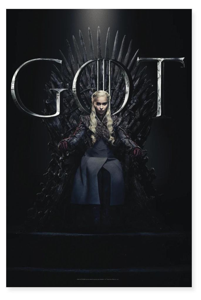 Spreadshirt Game Of Thrones Daenerys Targaryen GOT Poster Produktbild 