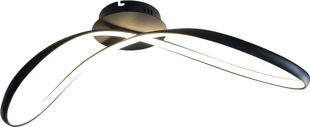 Plafonnier Salon LED 21W Noir pour un Éclairage Puissant sans Éblouissement