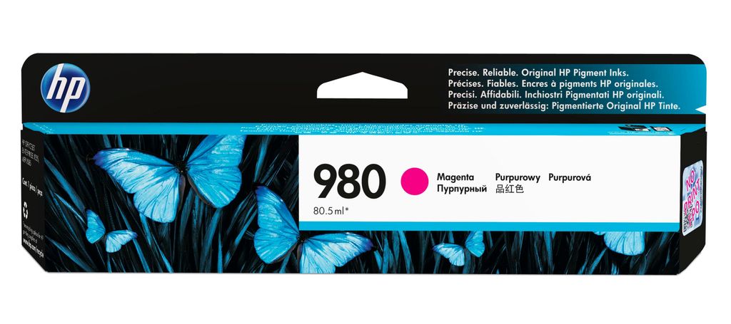 HP 980 - 86.5 ml - Magenta - original - Tintenpatrone Produktbild 