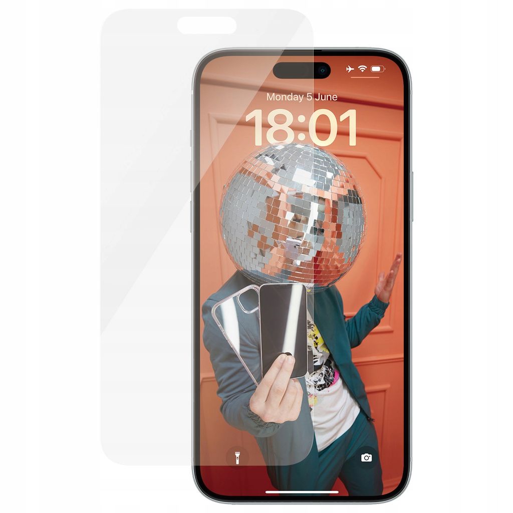 PanzerGlass Screen Protector iPhone 15 Plus, Classic Fit