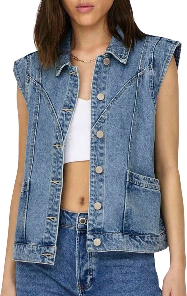 Only Kennedy Denim Weste Damen