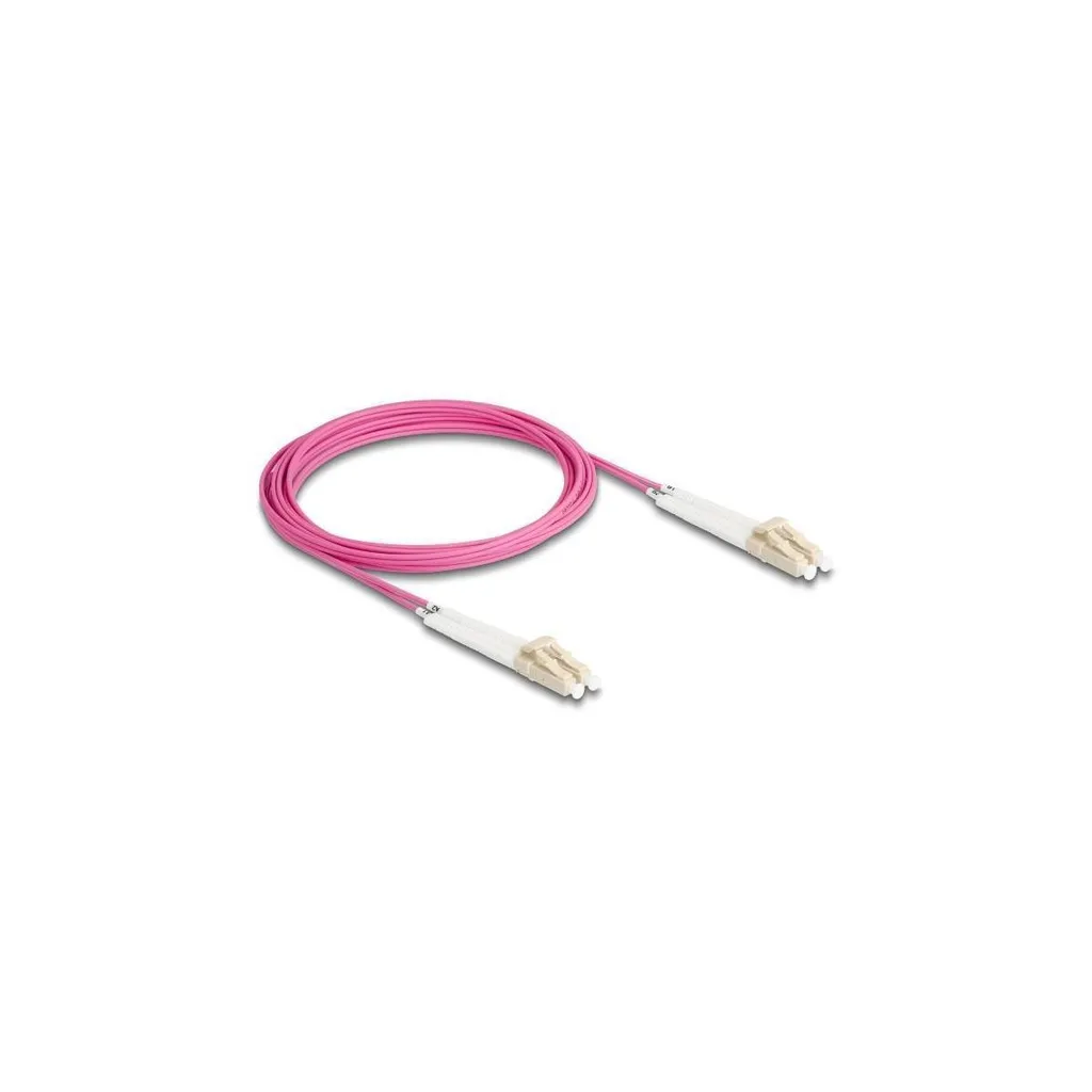Fibra Ottica Delock LC LC OM4 3m Duplex | Velocità 100G Home Lab