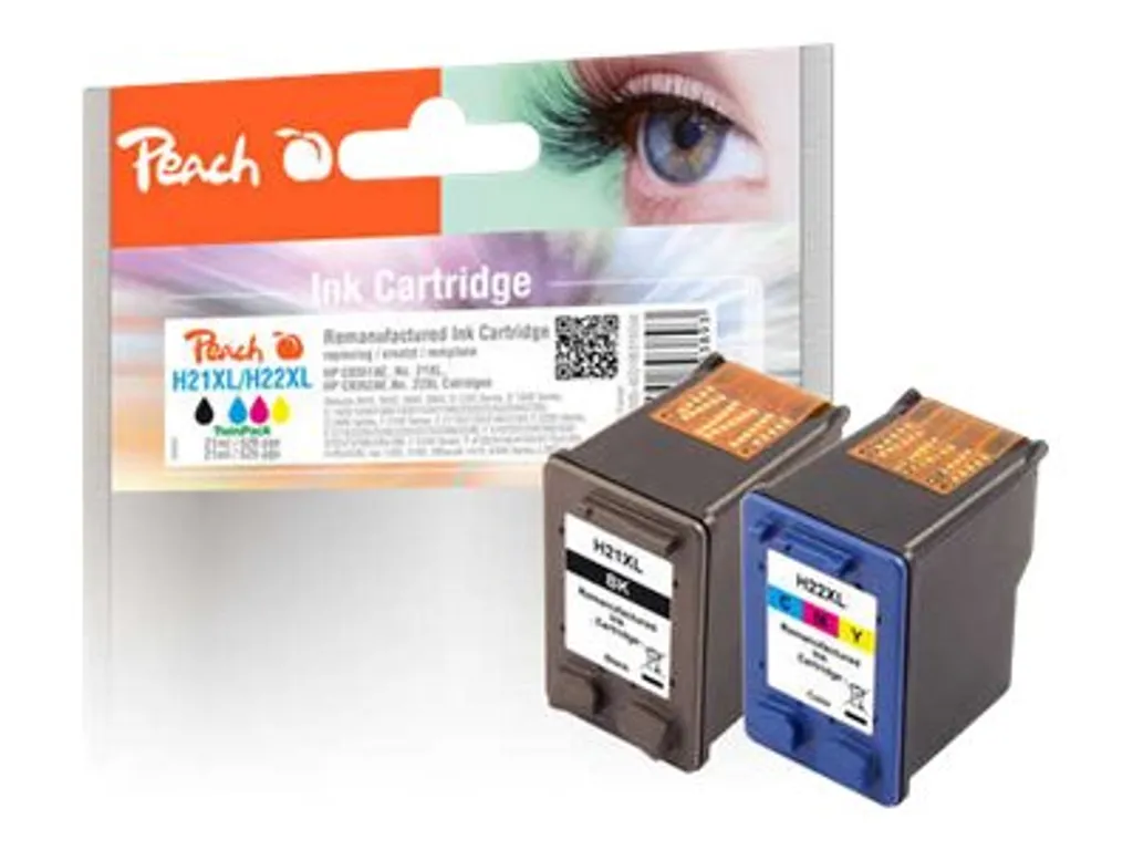 Peach Multi Pack cartouches haute capacité noir et couleur pour bureau
