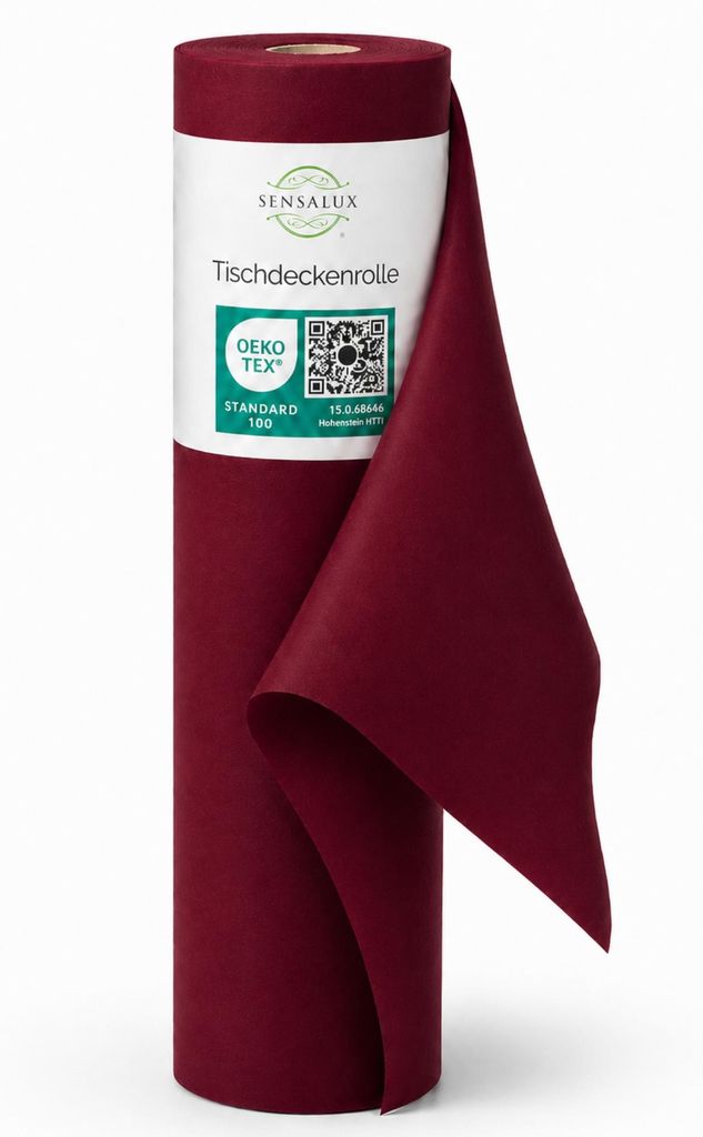 Sensalux Tischdeckenrolle, 1,50m x 25m Bordeaux