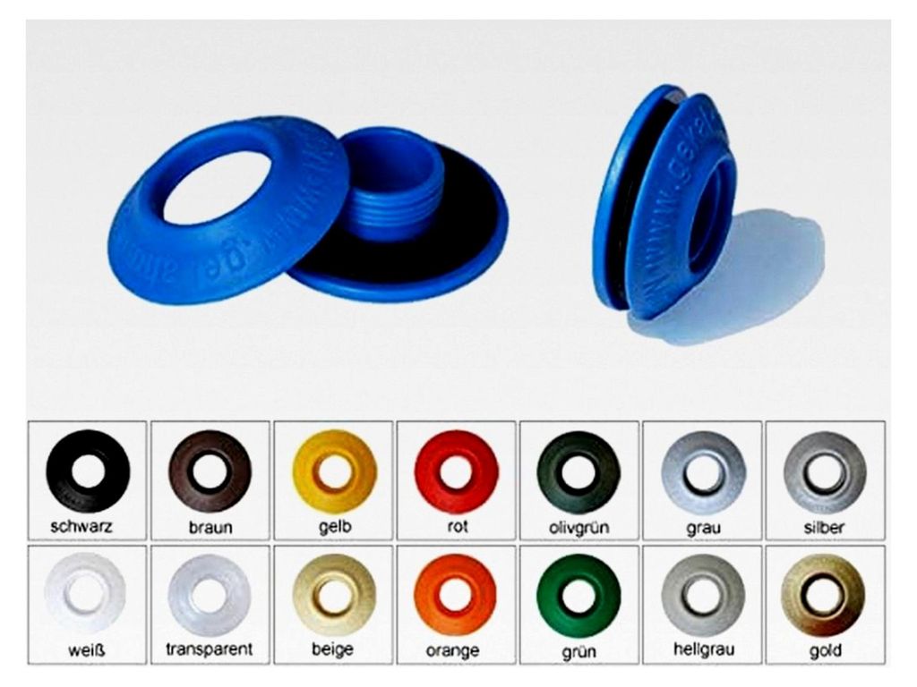10 Ösen für Pool Solarfolie Aufroller