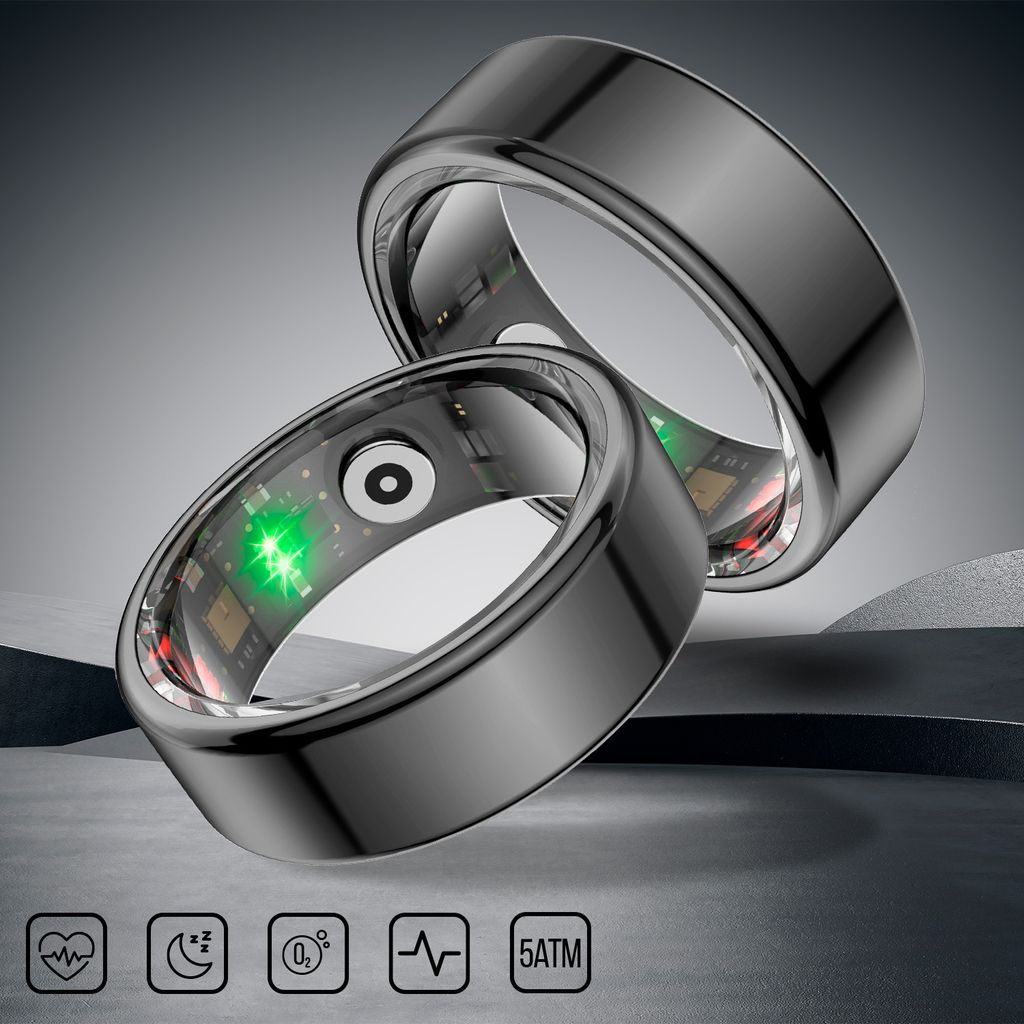 Maxlife smart ring MXSR-100 schwarz Größe 9 Produktbild 2
