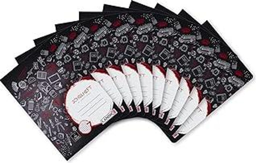Landré Schulheft A5, 16 Blatt, Lineatur 7, kariert, 10 Stück