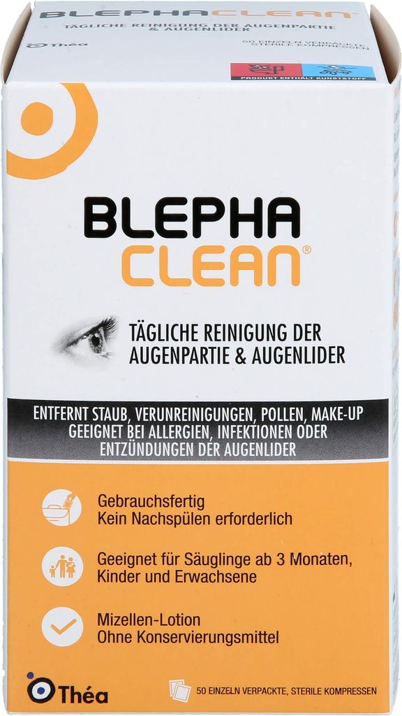 Sterylne kompresy Blephaclean do codziennego oczyszczania Zdjęcie produktu 