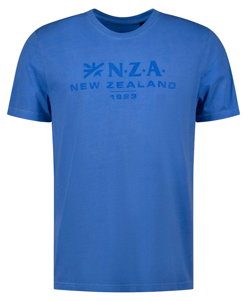 NZA New Zealand Auckland Herren T-Shirt Regular Fit Blau Produktbild 
