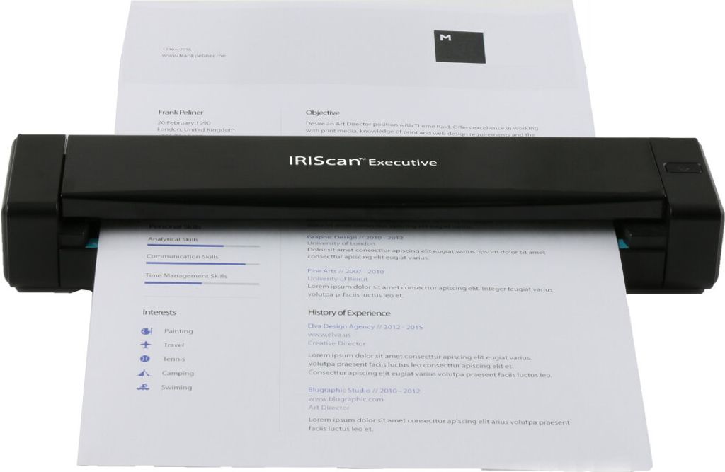 I.R.I.S. IRIScan Executive 4, 216 x 813 mm, 600 x 600 DPI, Obrázek produktu 