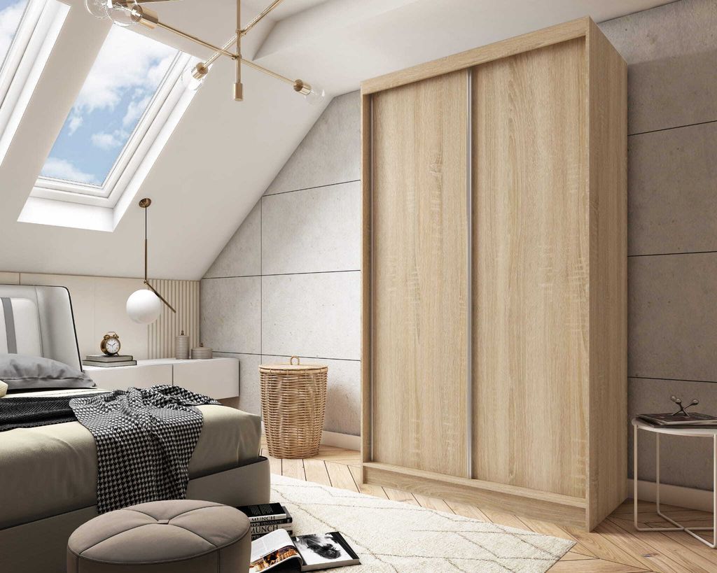 AGMAT Schwebetürenschrank Inari, Kleiderschrank mit 2 Produktbild 