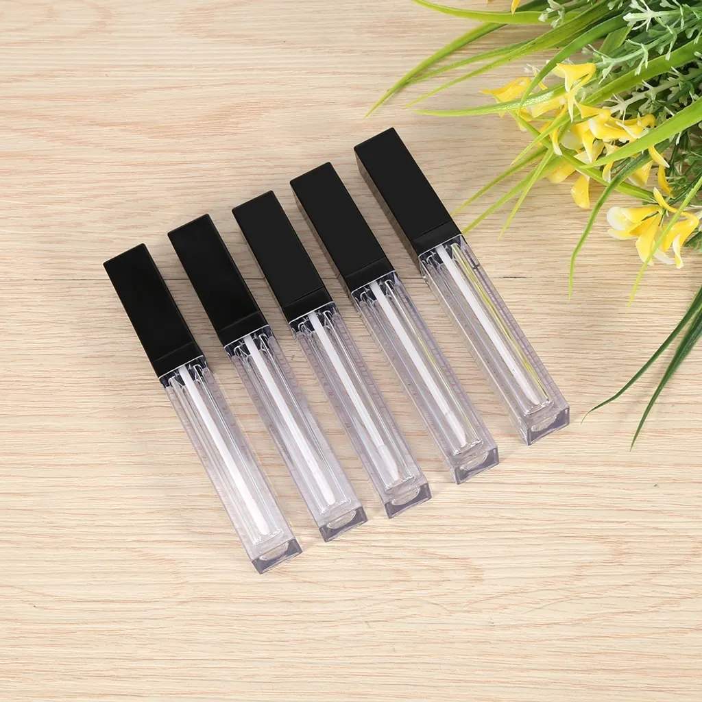Set 5 Flaconi Vuoti 5ml Lucidalabbra e Olio Ciglia - Contenitori DIY