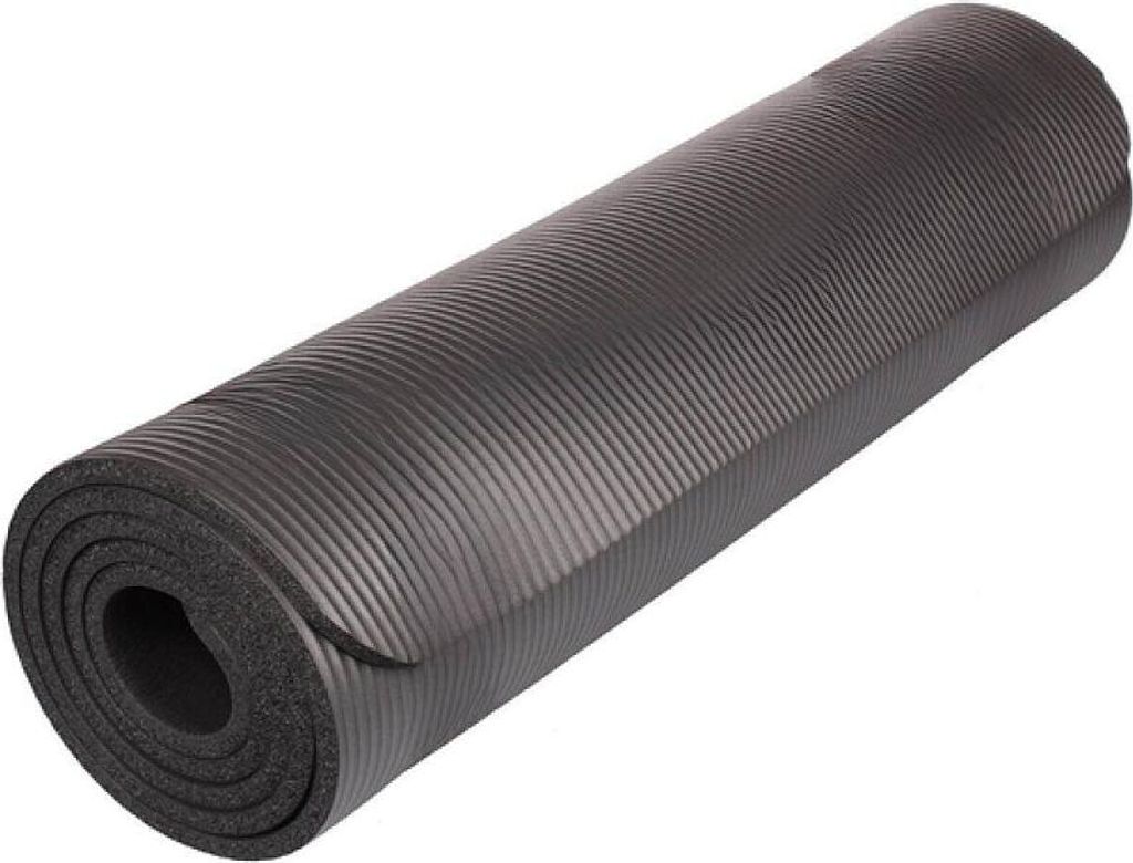 Yoga NBR 10 Mat podložka na cvičení černá Obrázok produktu 