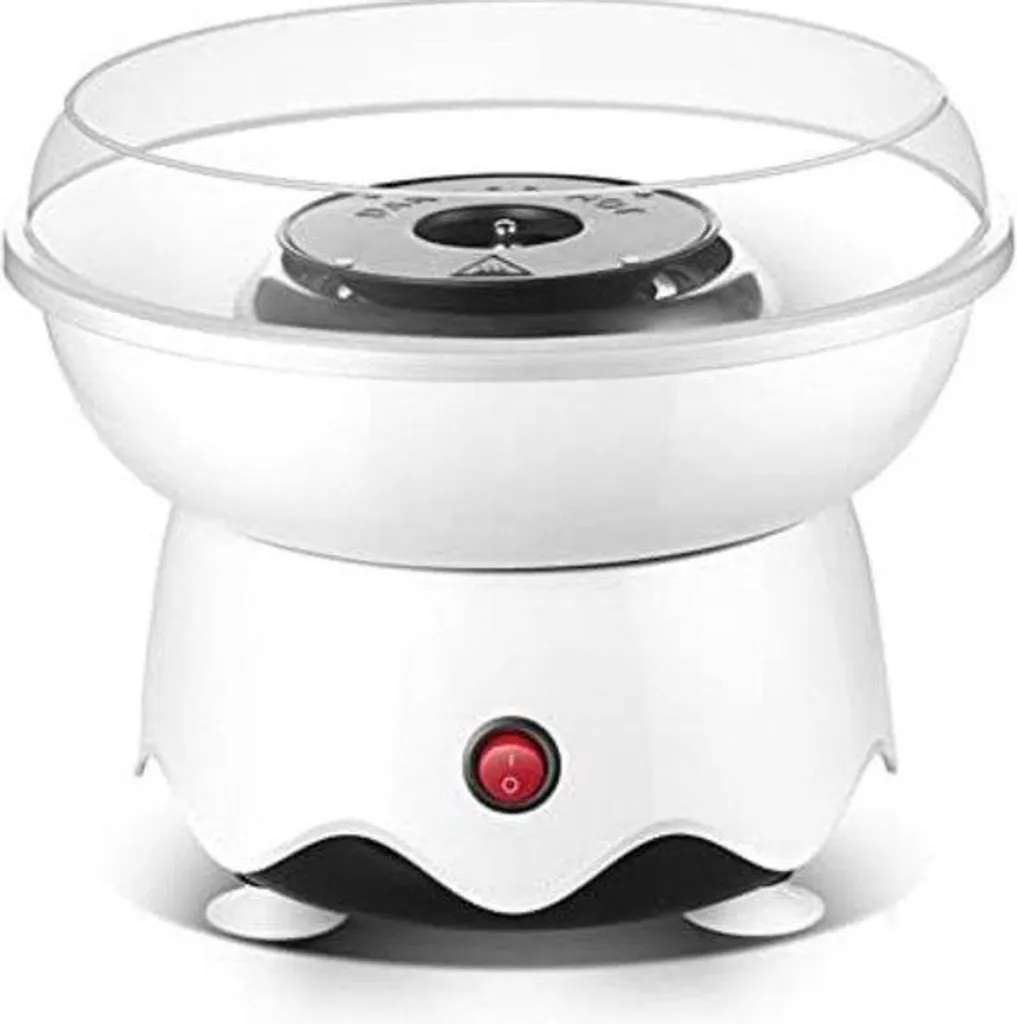 Appareil à barbe à papa électrique 400W blanc pour goûter enfant