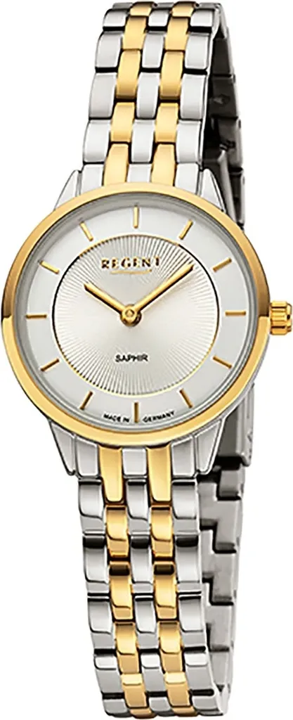 Montre Regent GM-2127 Femme pour le Travail et les Soirées Chic Or