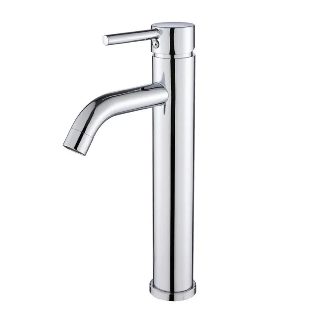 Robinet de Lavabo 30 cm Laiton Anti-Corrosion Montage en Saillie Or