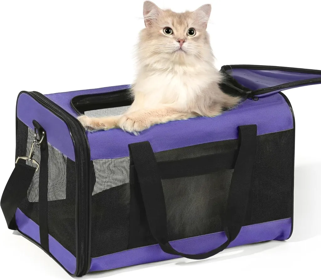 Sac de transport souple pour chien/chat M - Pliable et homologué IATA
