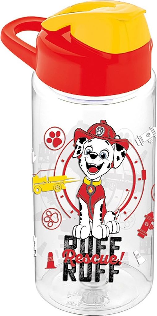 TDL Paw Patrol Trinkflasche Sport – Offiziell Lizenziert, 350 Ml, PVC-frei, Mit Schraubverschluss