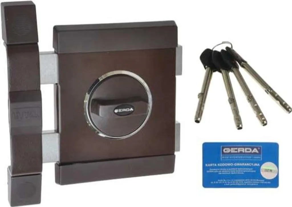 Serrure anti-cambriolage Gerda TYTAN ZX Bronze clé GT8 85 mm certifiée