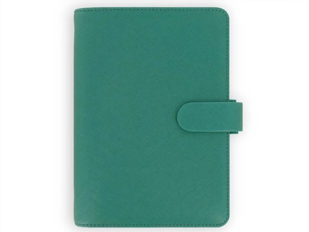 Organiseur Filofax Saffiano A6 Aquamarine - Couverture Effet Cuir Chic