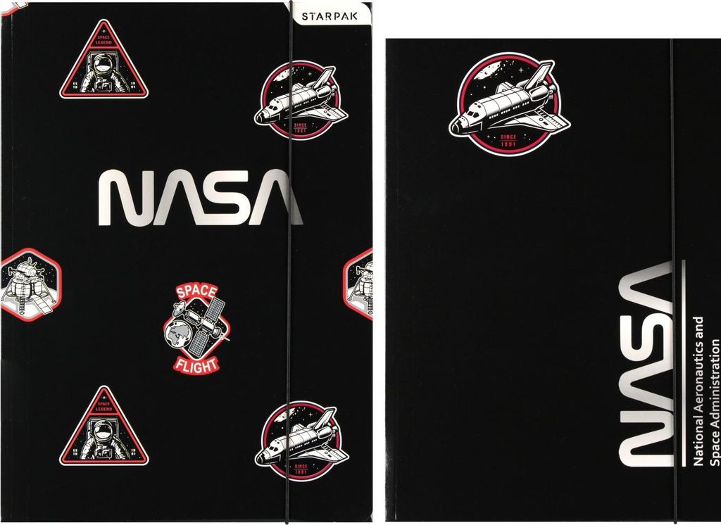 A4 Nasa Radiergummi-Mappe Starpak