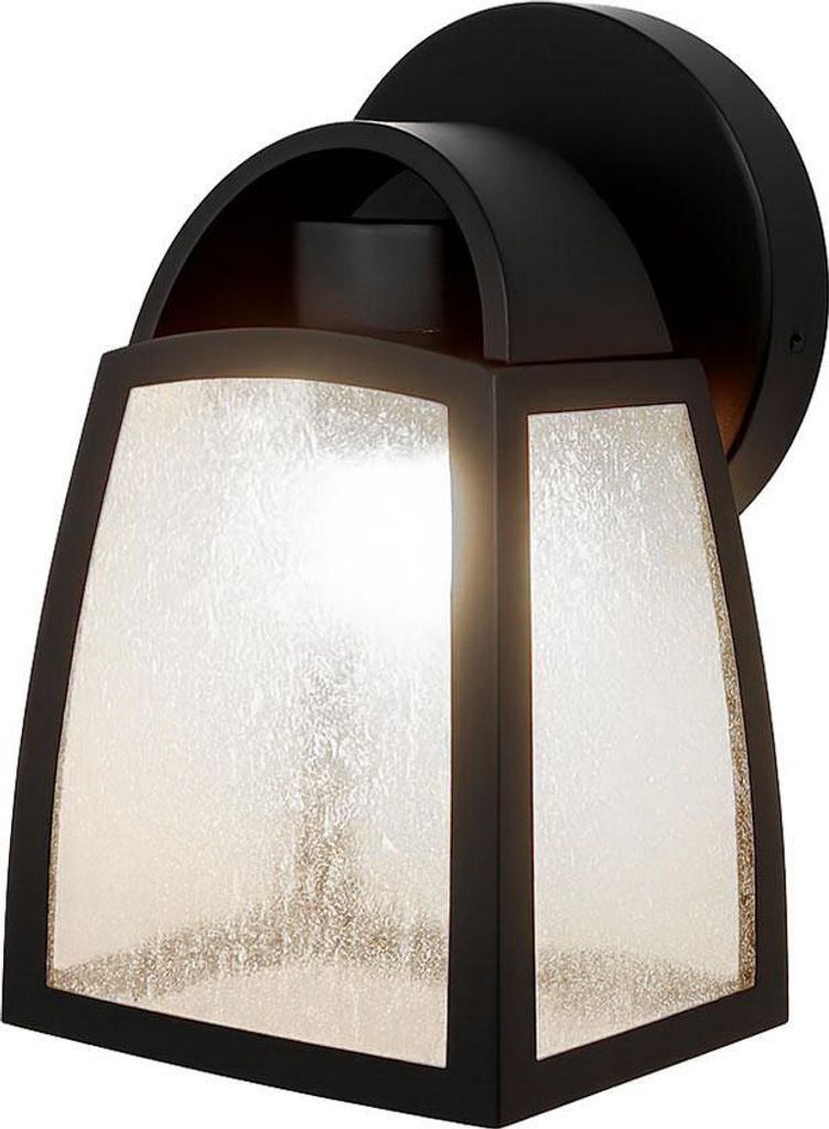 LUTEC Kelsey Aussenwandleuchte dimmbar IP44 Schwarz Produktbild 