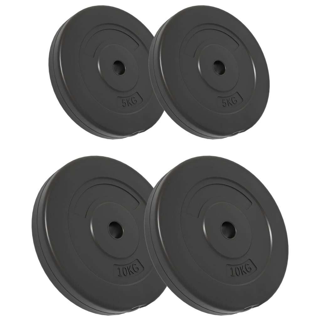 vidaXL Obciążniki 4 szt. 30 kg cementu Zdjęcie produktu 