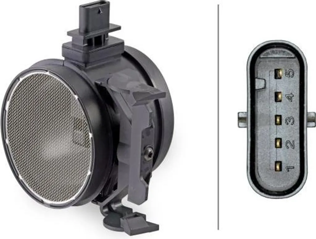 Débitmètre HELLA 8ET 009 149-171 pour Mercedes Classe C E S