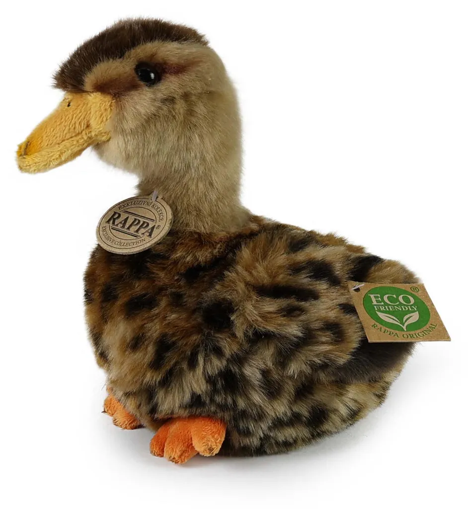 Peluche Canard 19 cm Écologique en Coton Bio - Doudou Doux pour Enfant