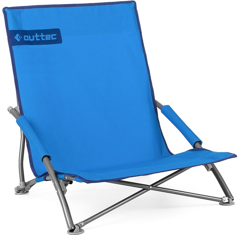 Outtec Campingstuhl 2-in-1 - Klappstuhl Bis 120kg Mit Liegefunktion