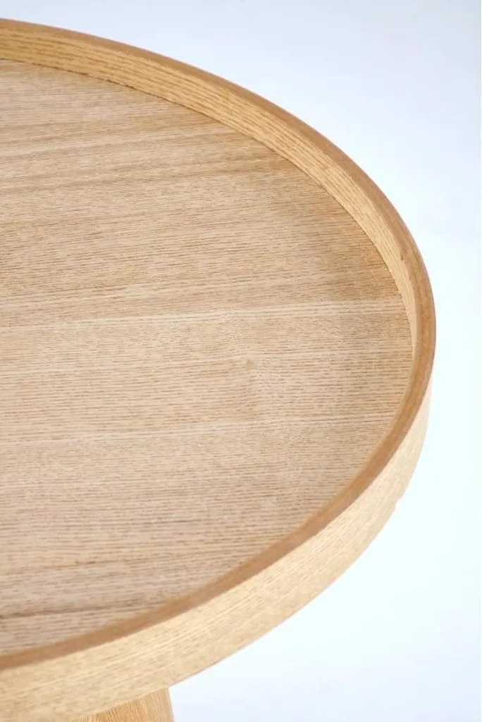 Table basse bois clair EDITTA - Finition naturelle et structure robuste - 6