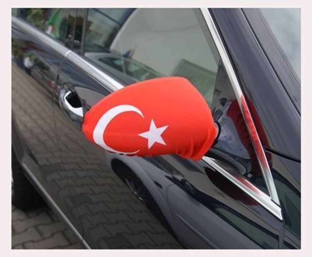 Bandiera Per Auto Turchia 30x40 Cm - Supporto Per Finestrino, Perfetta Per Tifosi E Partite - 3