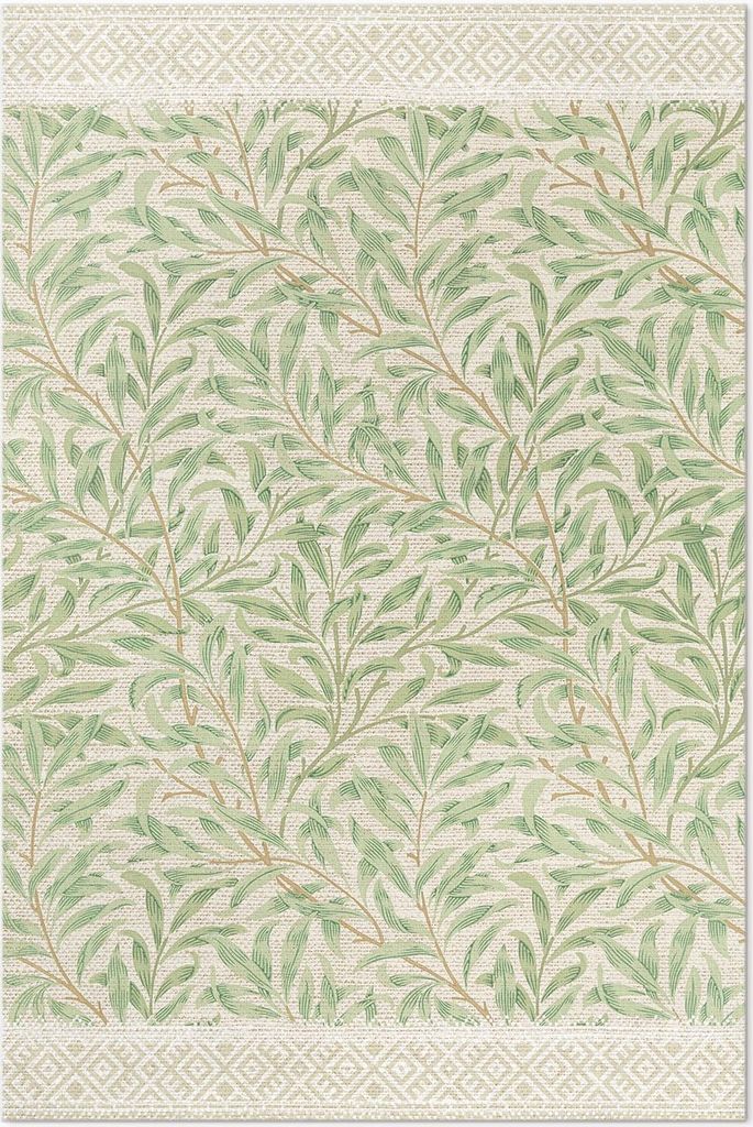 Vintage Illustration von William Morris – Vinyl Fußmatte – 80x120 cm – Rutschfest, Pflegeleicht & Langlebig