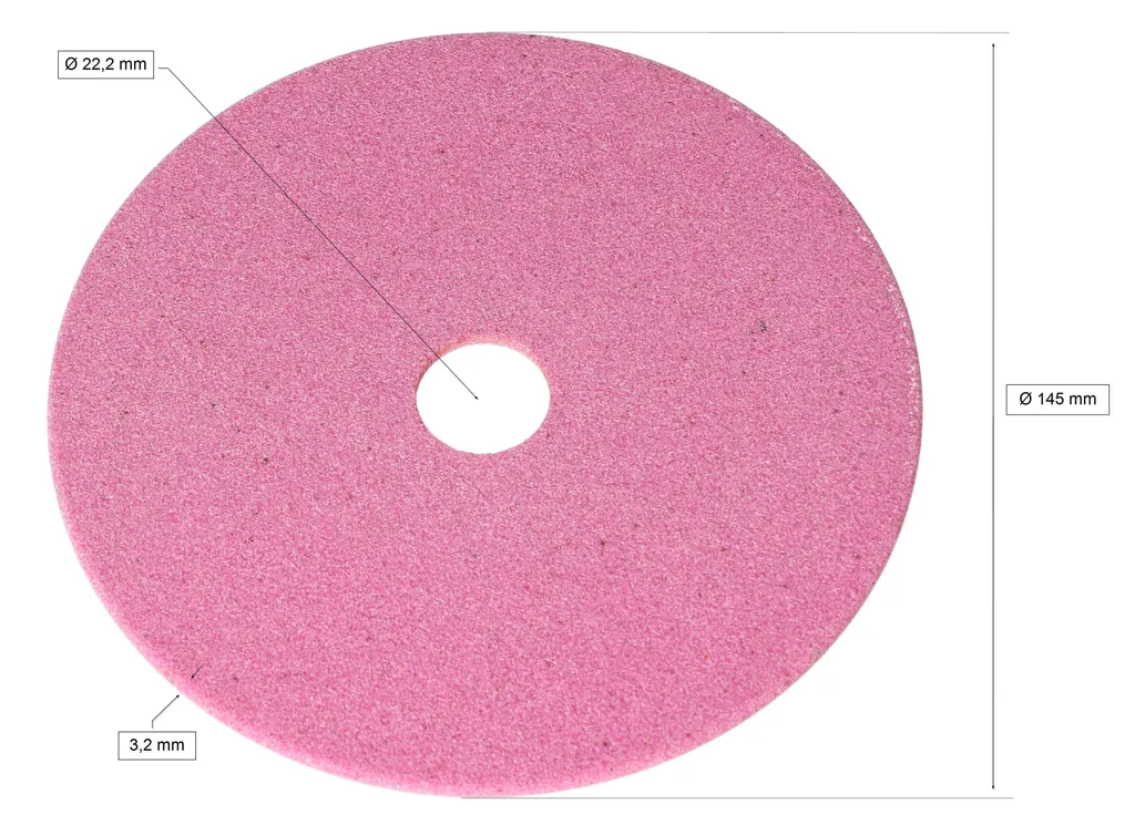 Disque d'Affûtage Rosa 108x22.2mm pour Chaîne de Tronçonneuse x3 Unités - 2