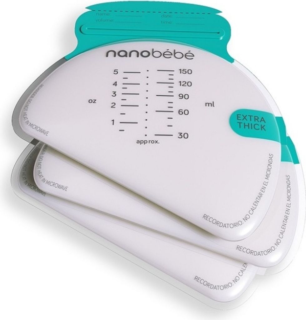 Nanobébé Aufbewahrungsbeutel für Muttermilch / Lebensmittel Produktbild 