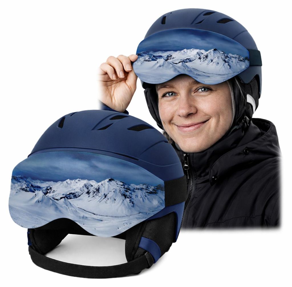 Ferocity Schutzhülle für Skihelm-Visier aus Neopren, Motiv Produktbild 