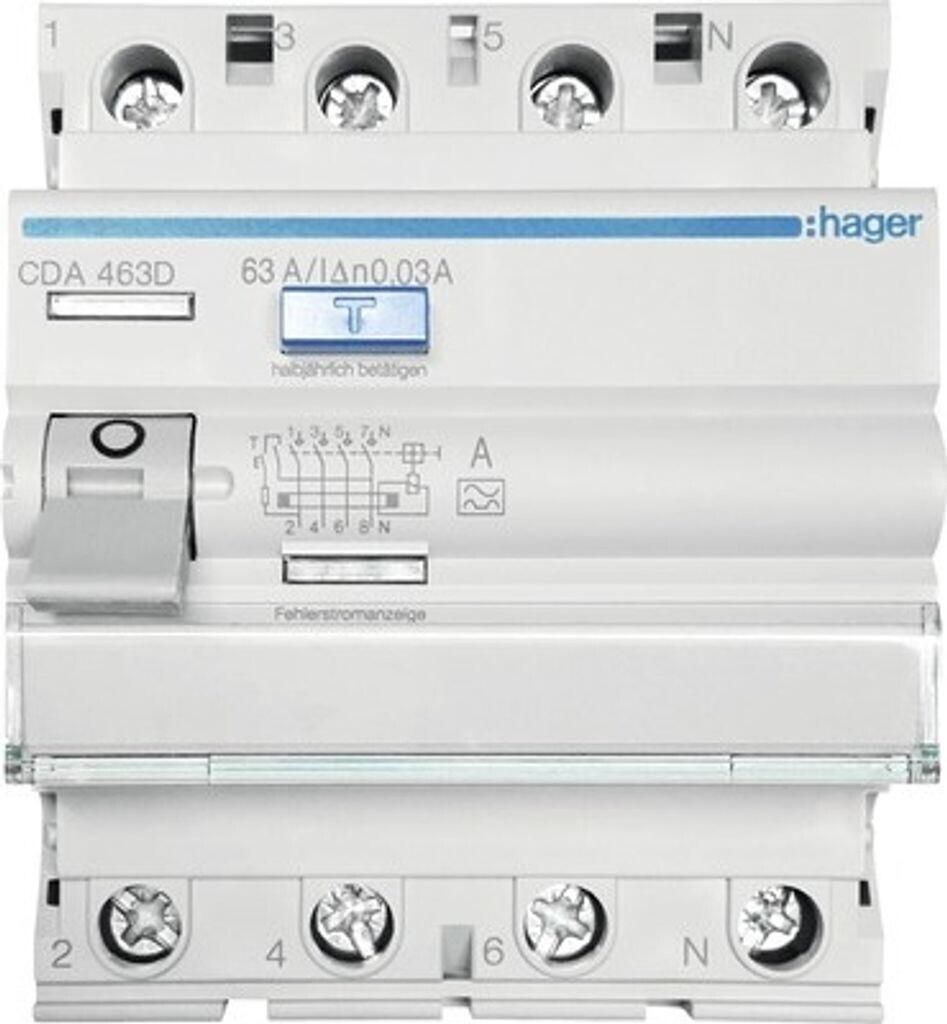 Hager Disjoncteur différentiel, 63 A Image du produit 