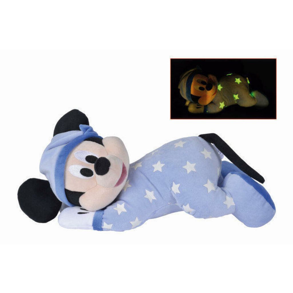 Simba 6315870350 - Disney Good Night Mickey GID, 30 cm Zdjęcie produktu 