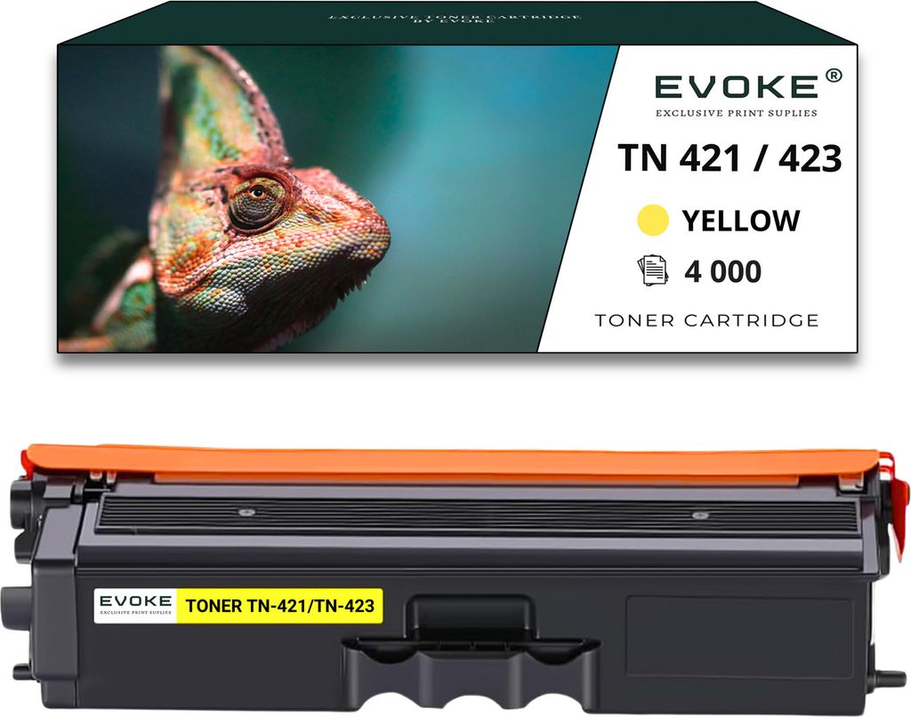 Toner für Brother TN423Y-423Y TN421 TN423Y Gelb (yellow) | Ersatz für DCP-L8410CDW MFC-8690CDW MFC-8900CDW
