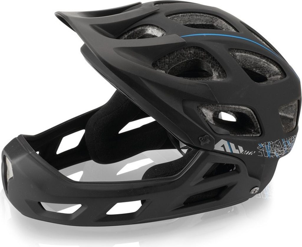 XLC BH-F05S All MTN Full Face Fahrradhelm Gr.S/M (52-56cm), schwarz