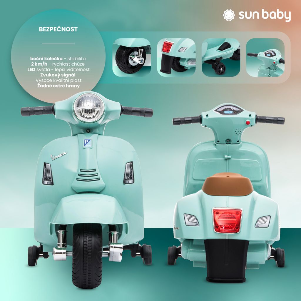 Vespa elektrický skútr od 18m, elektrické vozidlo, dětské Obrázek produktu 7