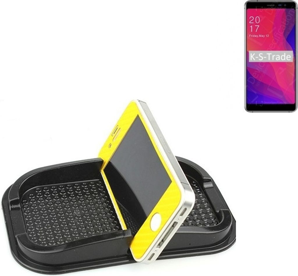 K-S-Trade Auto Anti Rutsch Matte Smartphone-Halter kompatibel mit AllCall Rio X Haft Pad Armaturenbrett Handy-Halterung Silikon