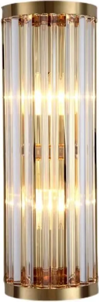 Applique murale design en laiton Dorian 1, luminaire chic 45 cm