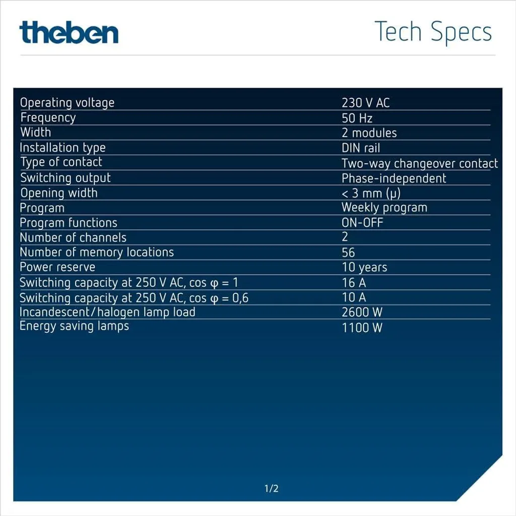 TR 612 top3 Horloge digitale programmable 2 canaux avec Bluetooth intégré - 4