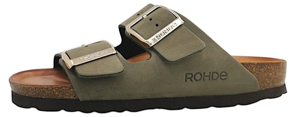 Scarpe da donna Rohde Alba, sandali aperti, soletta verde, Immagine del prodotto 