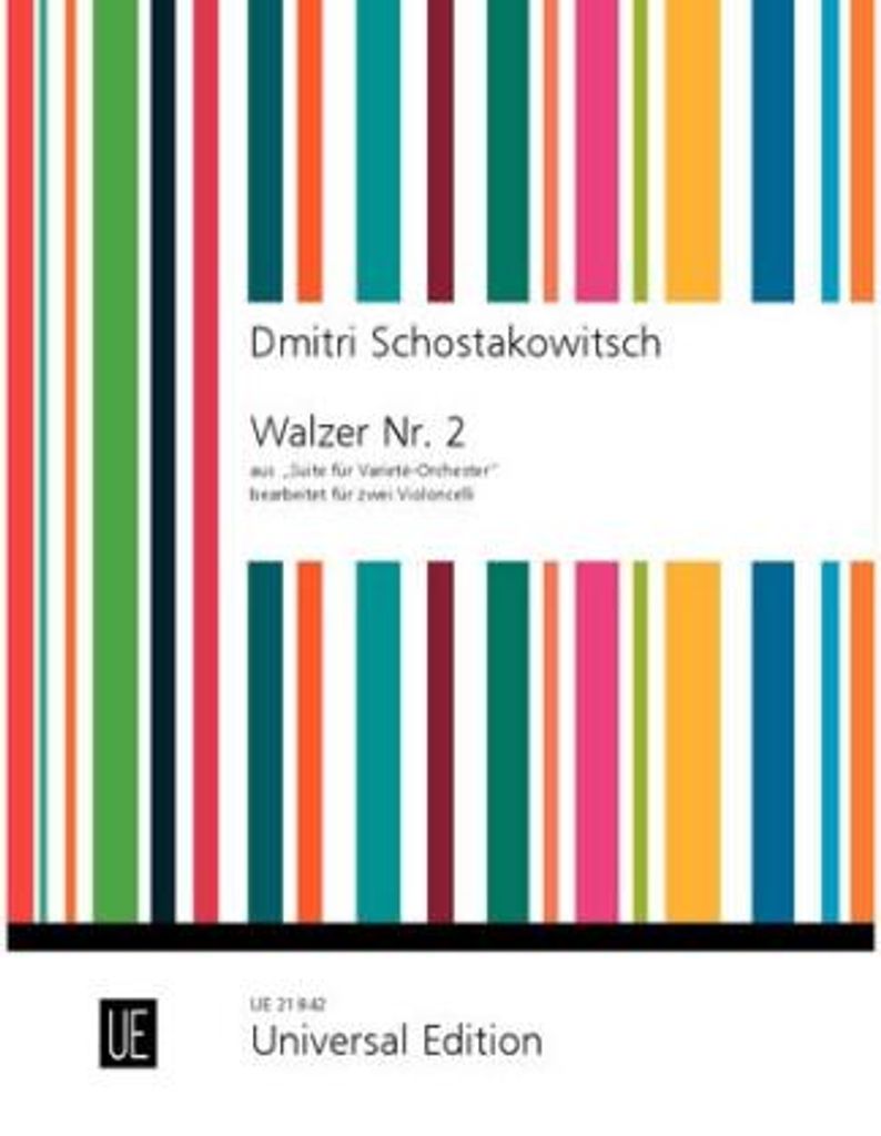 Universal Edition Noten Walzer Nr. 2 für Streicher, flexible Versionen, Schwierigkeitsgrad 1-2