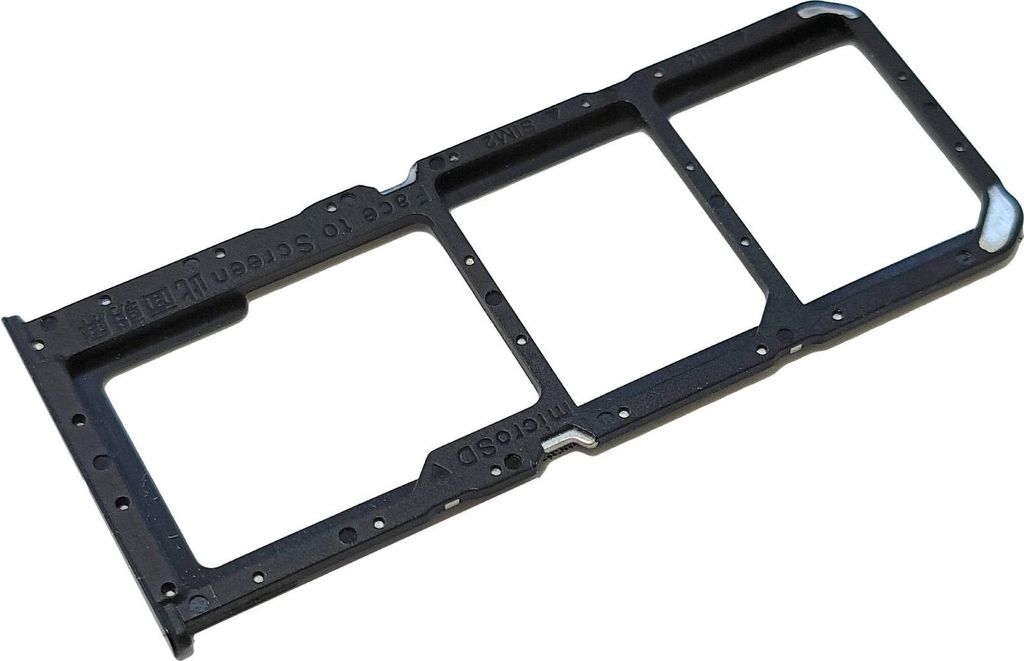Original Simkartenhalter Für Realme 8 - Schwarz | Dual-SIM + Micro-SD